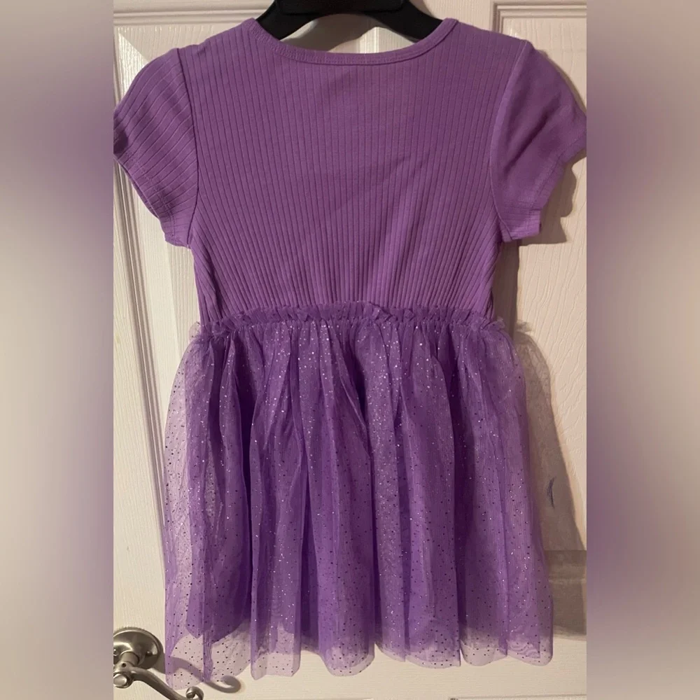 Wonder Nation Purple Tutu Dress Girls Size (6–6X)‎ Sparkle Tulle Party Dress NWT